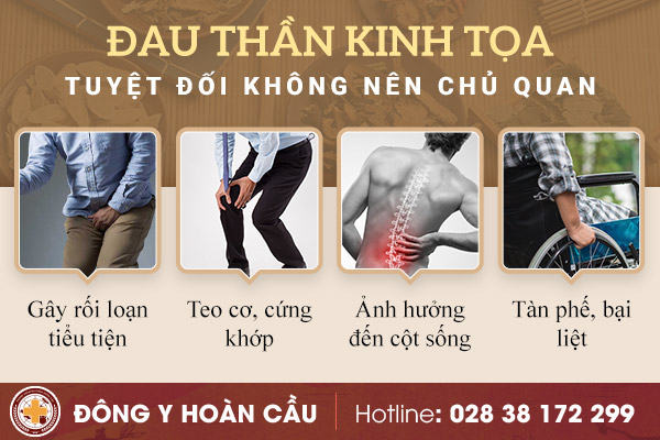 Đau thần kinh tọa tuyệt đối không nên chủ quan | Phòng khám đa khoa Hoàn Cầu